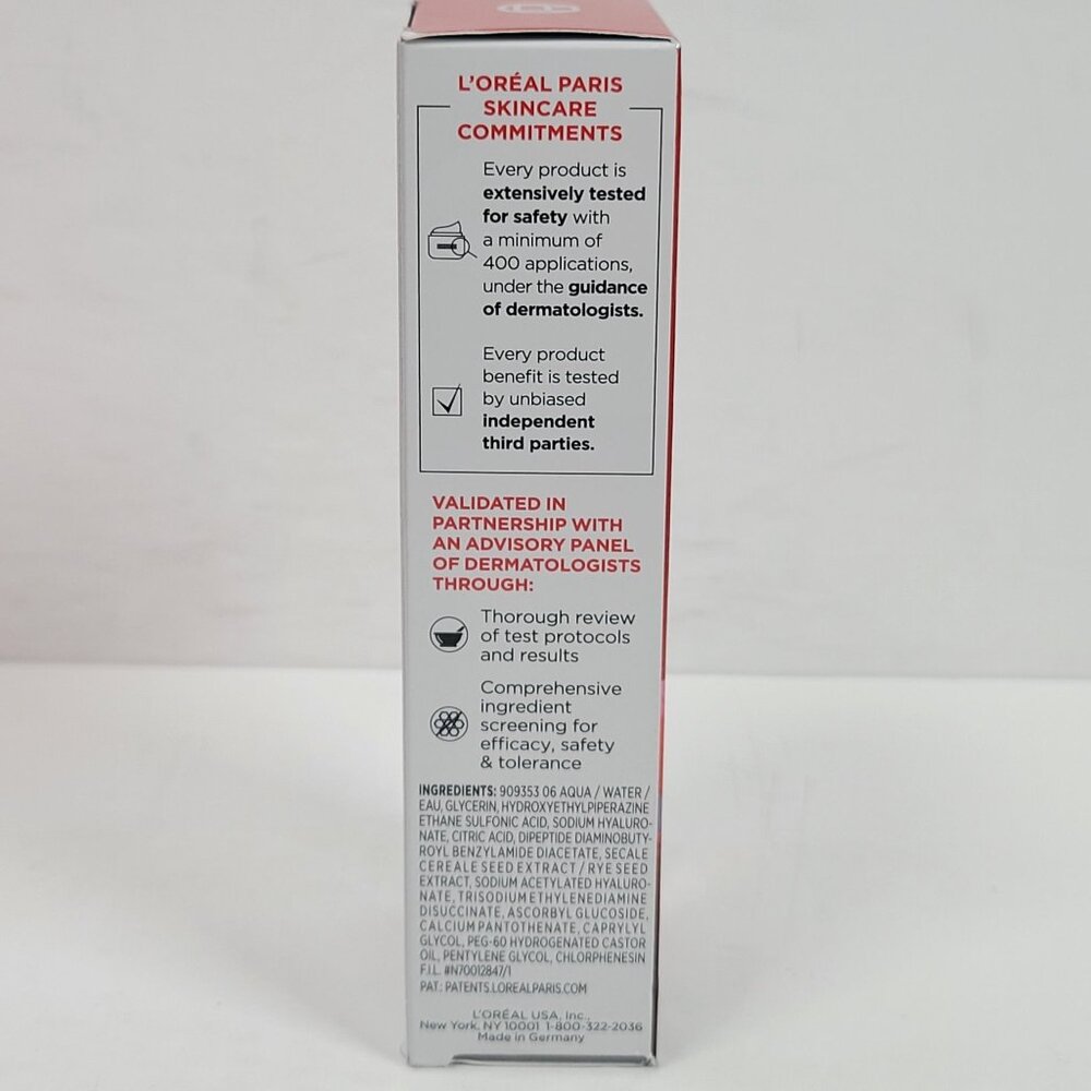 LOreal Paris Revitalift Derm Intensives 1.5% Pure Hyaluronic 1.0 Oz NIB - Picture 4 of 5